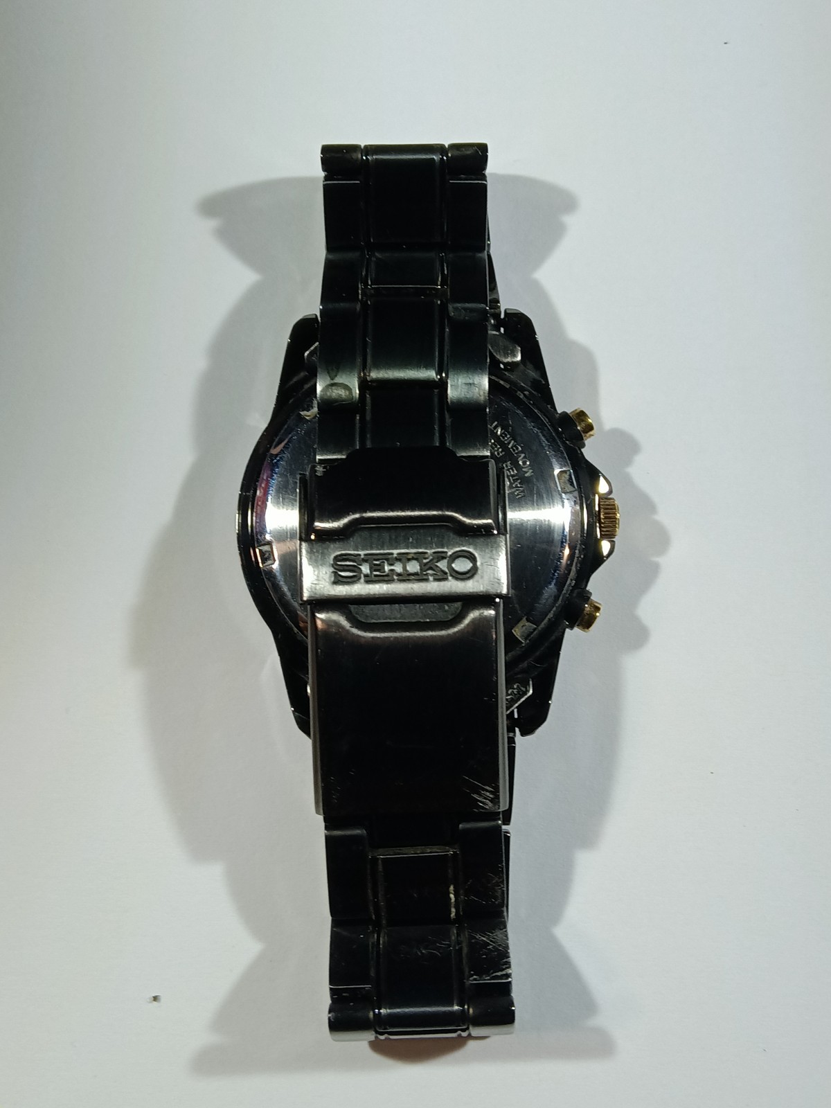 Seiko Quartz Chronograph Watch, Ref 7T92-:0CW0 (Caliber/Movement 7T92 or 7T92A)