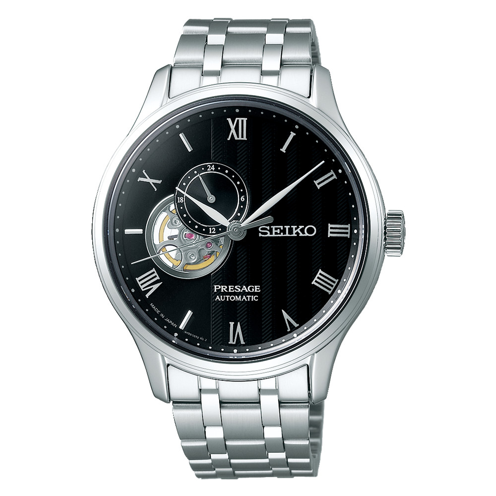 Seiko Presage Japanese Garden 41.8 MM Automatic Black Dial Watch SSA377J1