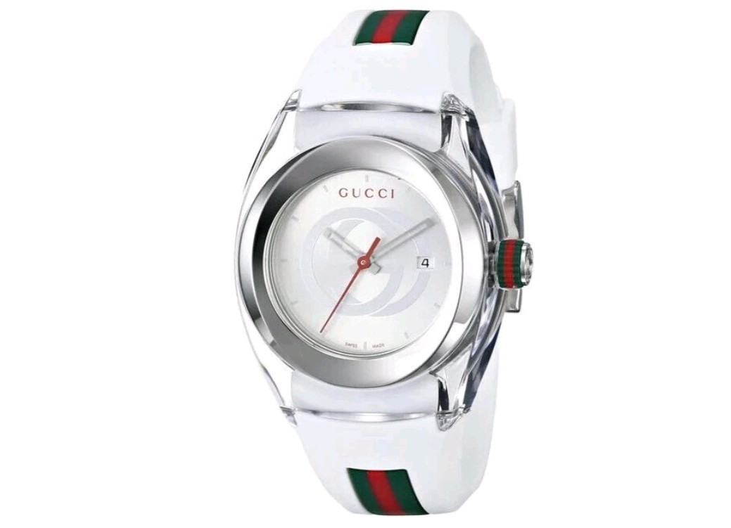 Gucci Women’s Watch Sherry Line Quartz Silver Dial Model 137.3 Sync