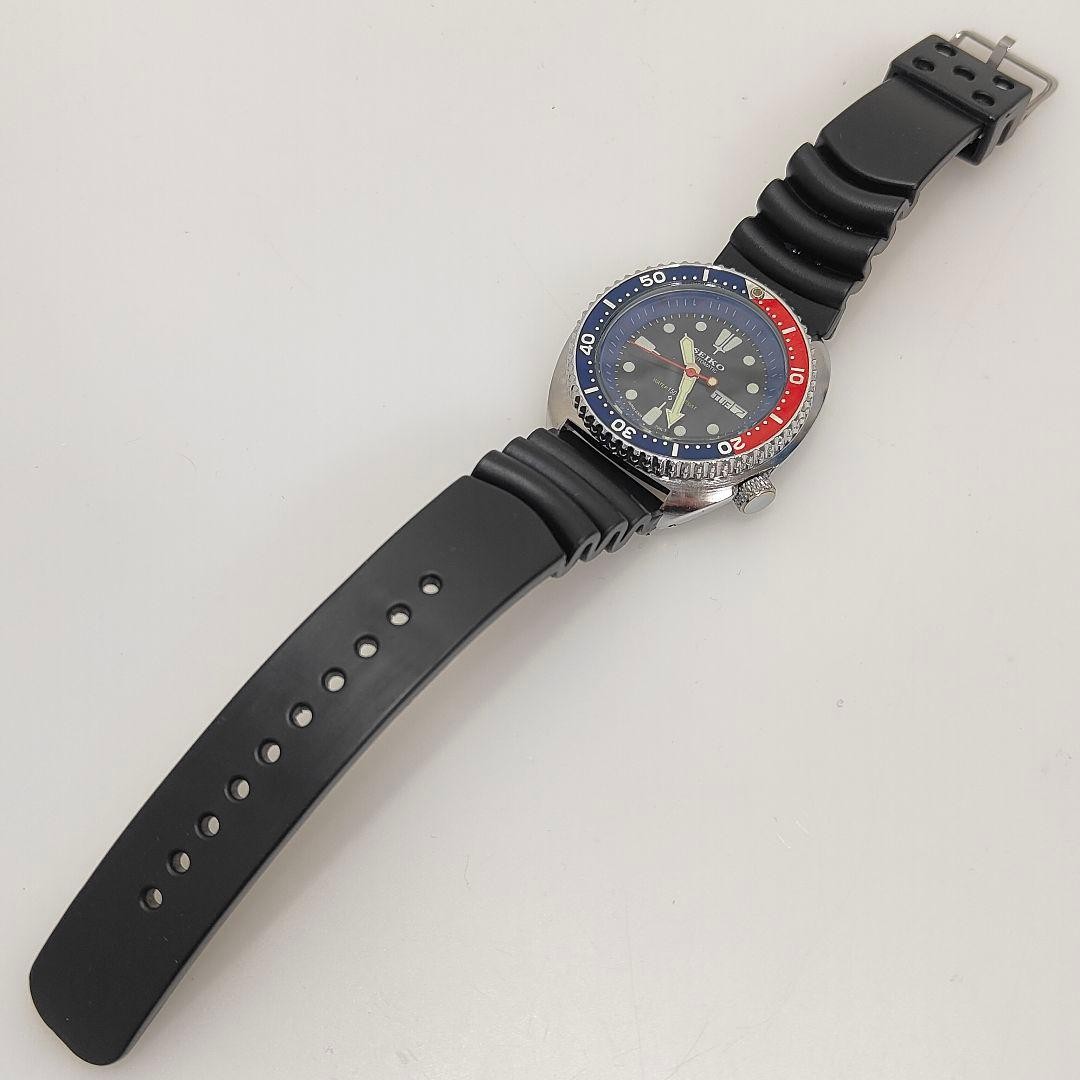 SEIKO Automatic Watch, Pepsi Bezel, 150m Water Resistant, Model 6309A