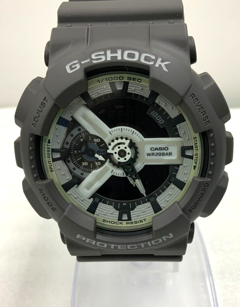 NEW CASIO G-SHOCK GA-110HD-8AJF Series Watch Gray Luminous Dial 51.2mm