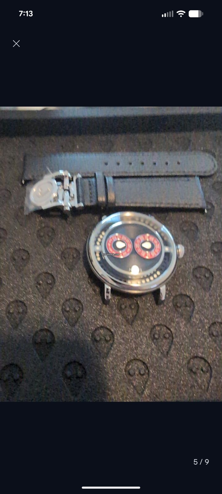 M.A.D. Editions MAD2 Automatic Watch Black/Red Dial Expo Caseback