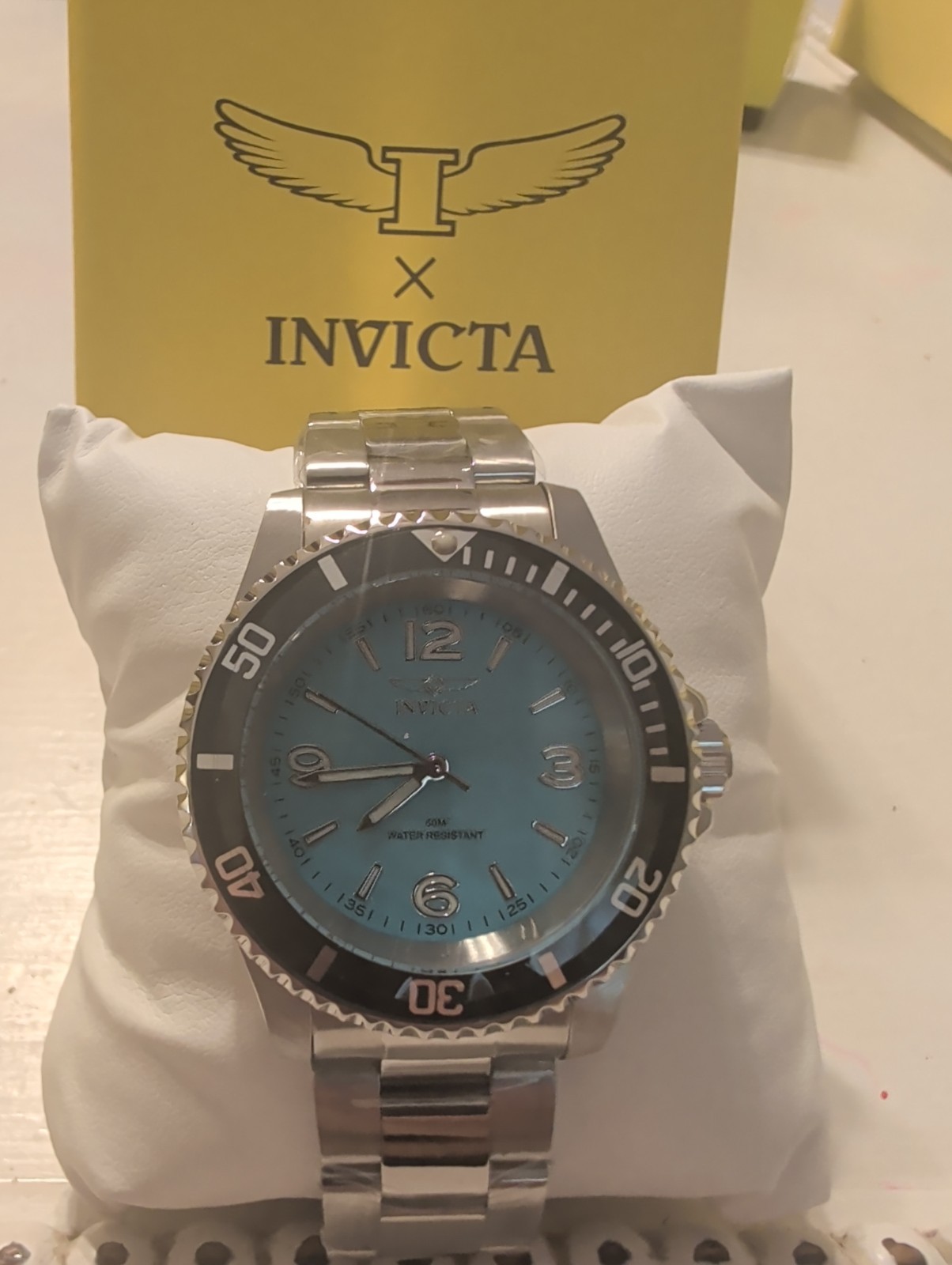Invicta Specialty 69483 Men’s 40mm Stainless Steel Watch Tiffany Light Blue New