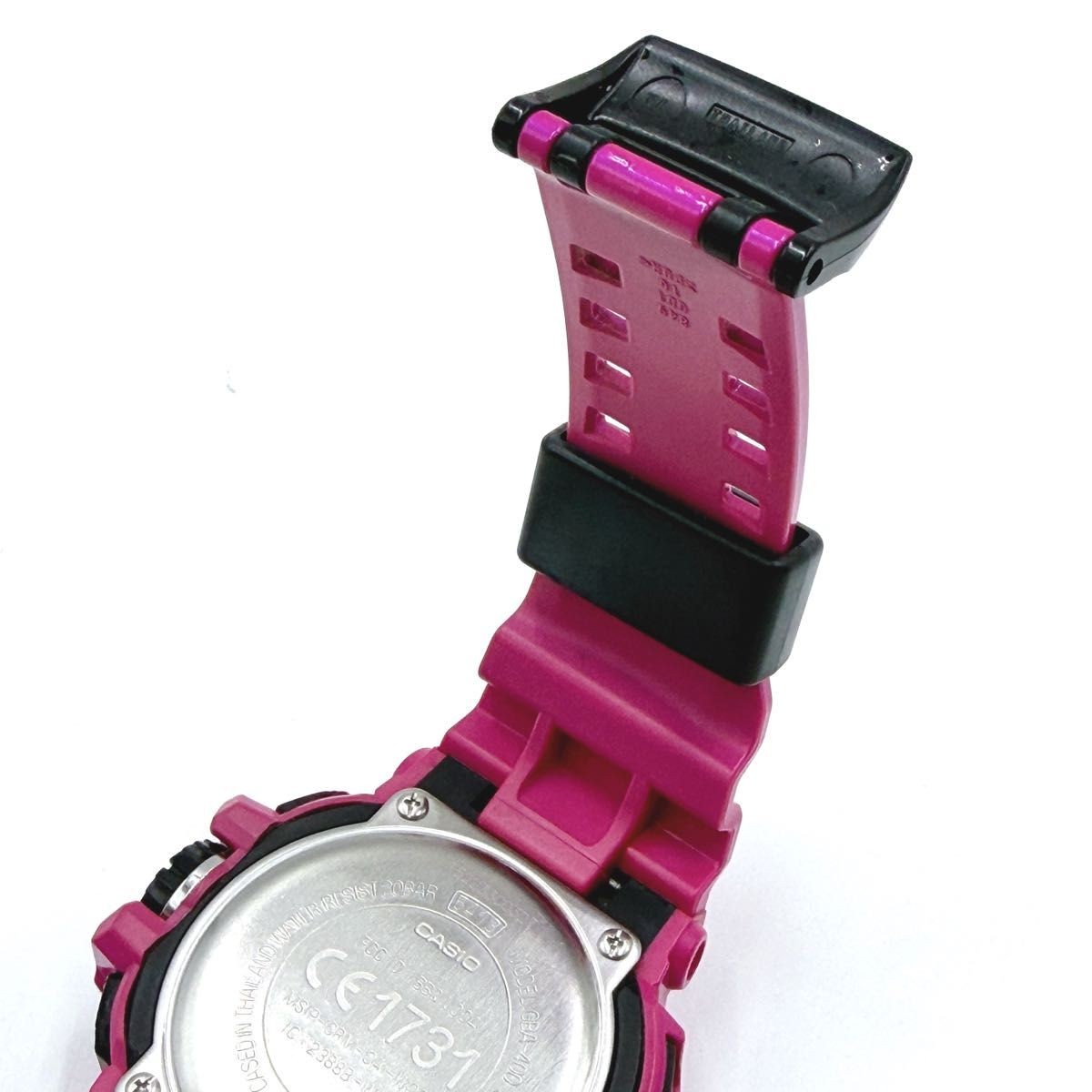 Condition CASIO G-Shock GBA 400 Metallic Pink Working G’MIX Bluetooth CASIO G SH