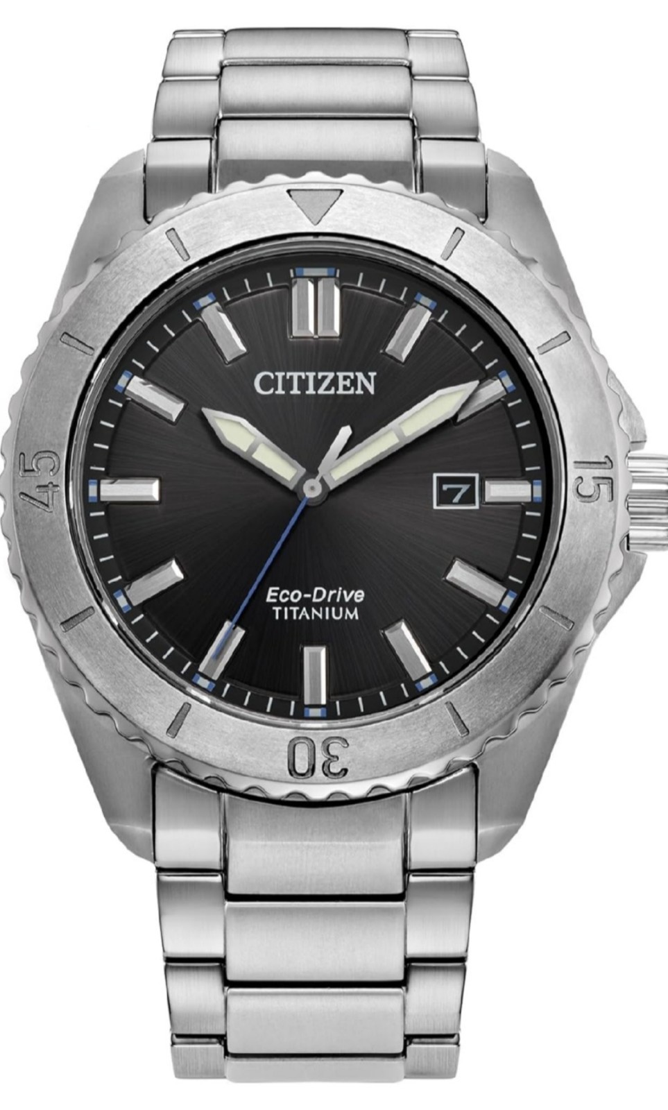 Citizen Men’s Eco-Drive Brycen Sport Casual Watch, Silver-Tone Super Titanium Ca