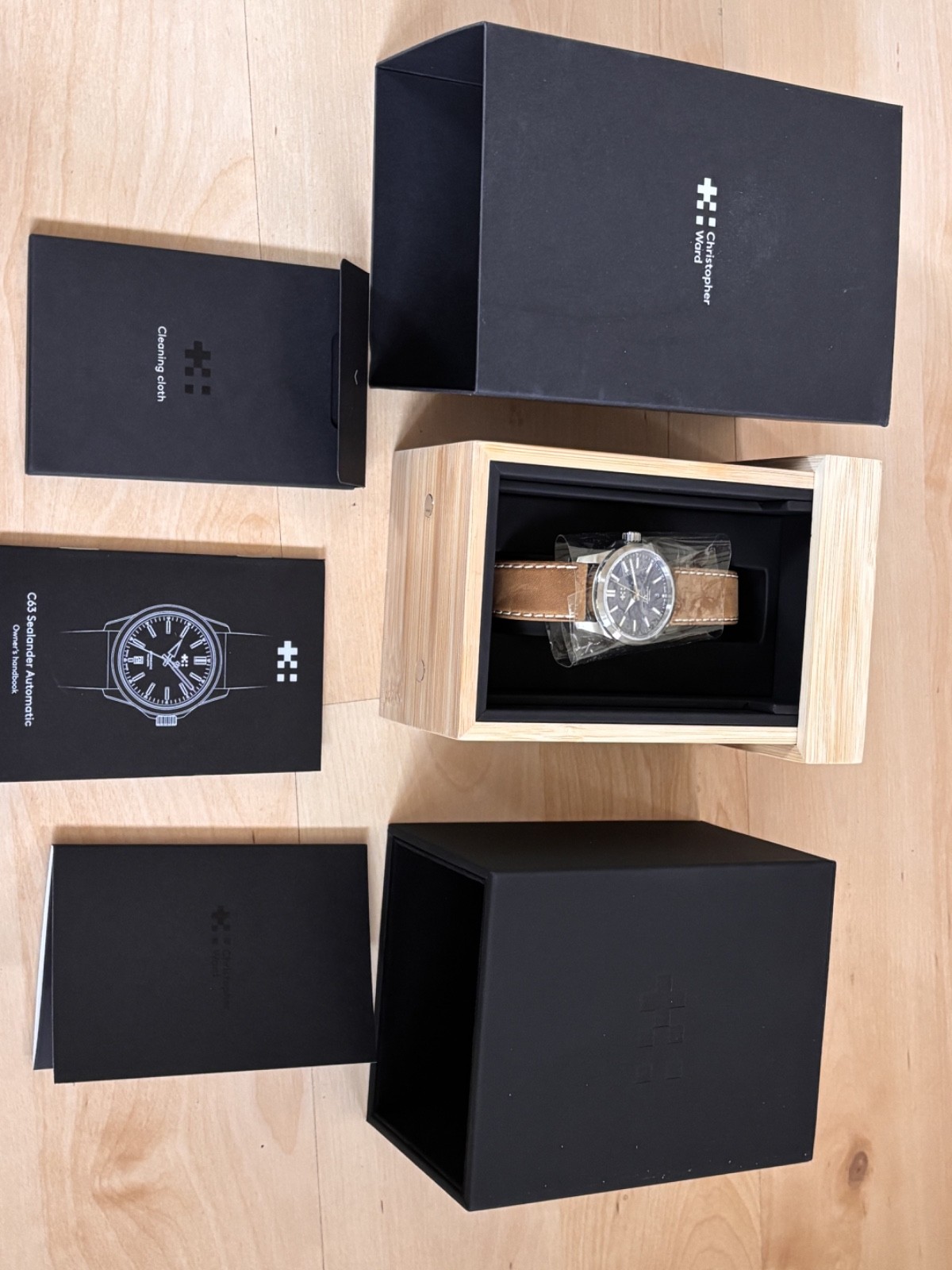 Christopher Ward C63 Sealander Morpho Blue Automatic 36mm (02/2026) WH1526