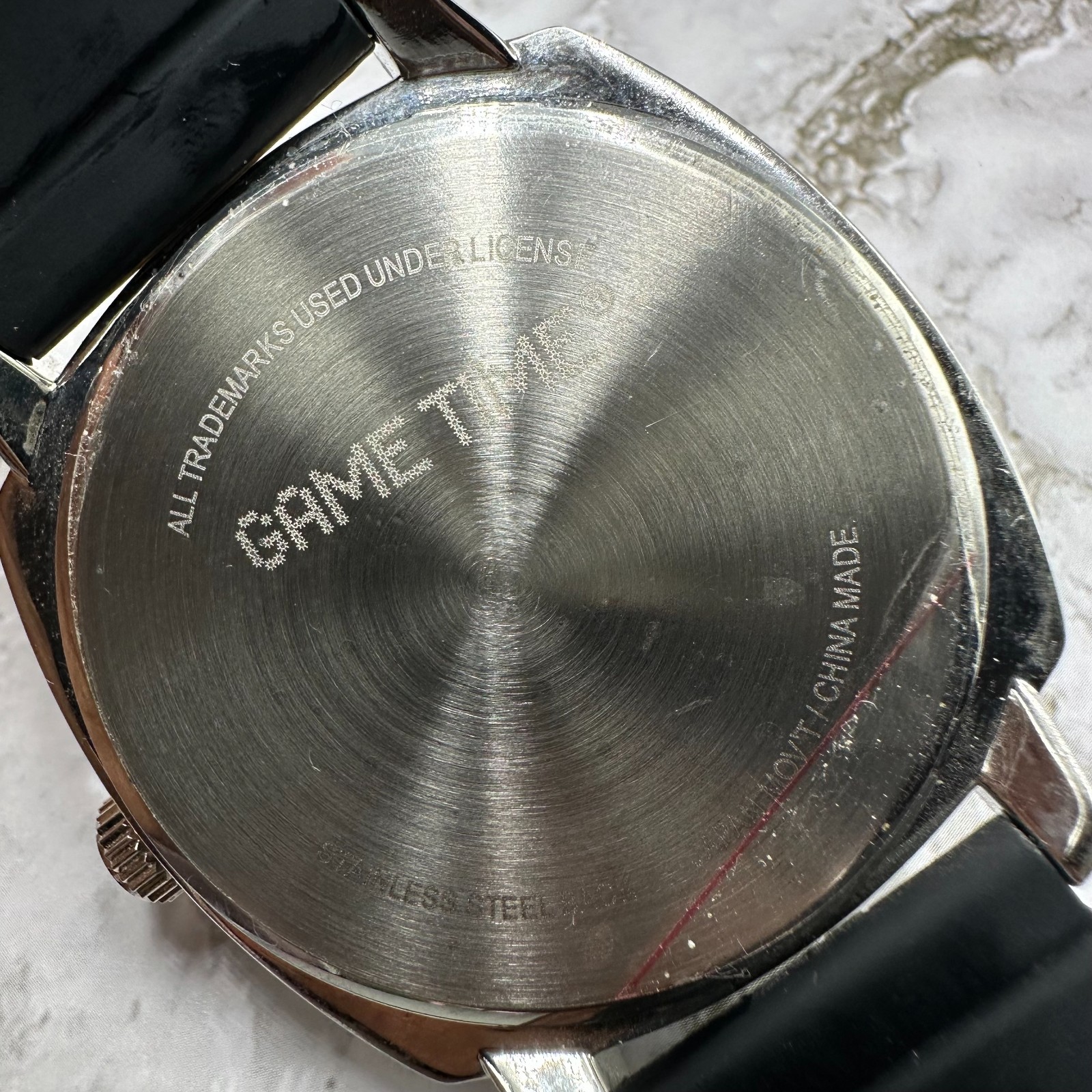 Game Time Arizona State Sun Devils Watch Men Silver Tone 50MM Round Dial Works