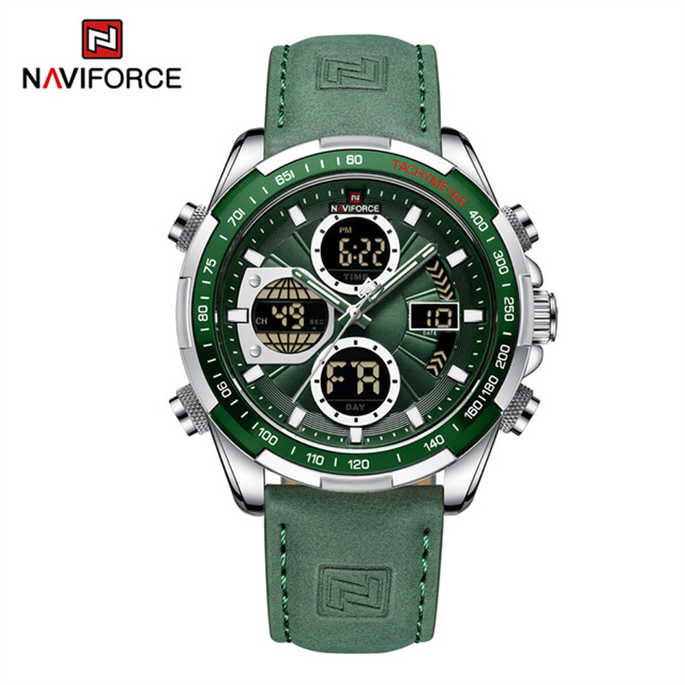 NAVIFORCE Military Watches Men Luxury Brand Sport Chronograph Digital Wristwatch