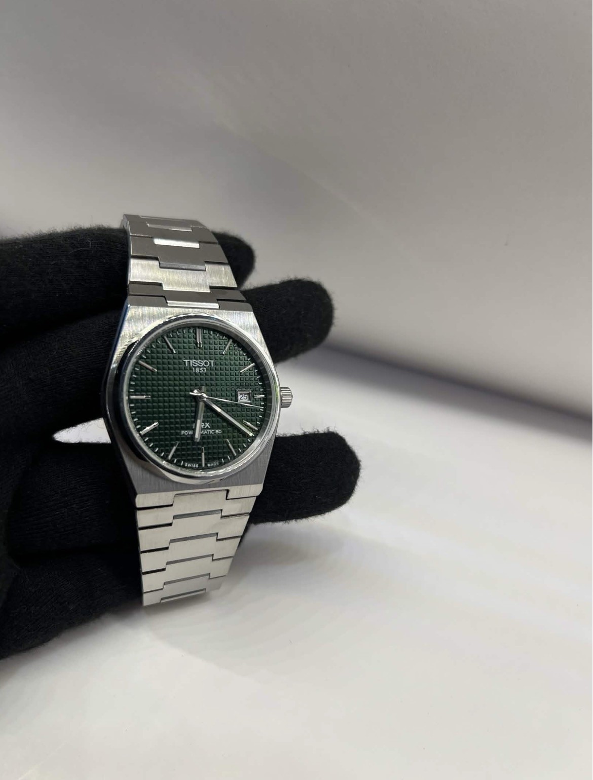 Tissot PRX Powermatic 80 Automatic Green Dial 40mm Swiss Watch