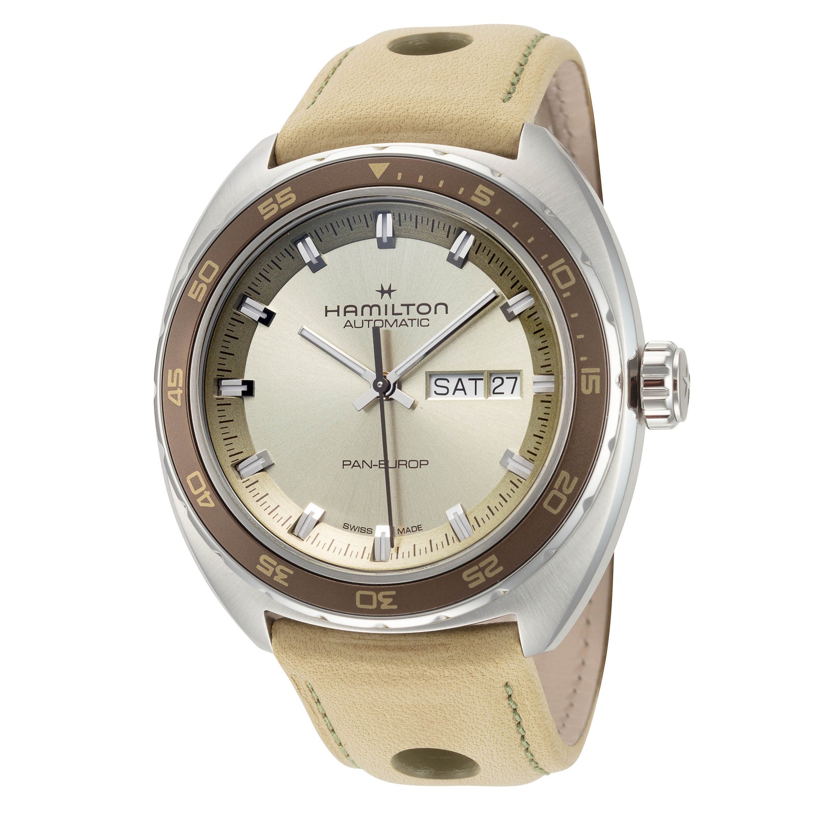 Hamilton Men’s American Classic 42mm Automatic Watch Date H35445860