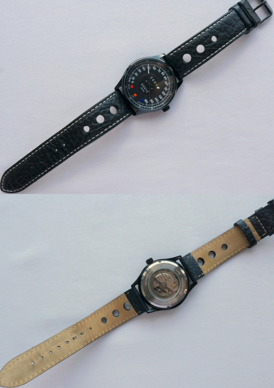 Jaguar XK-E E Type Classic British Car Speedometer Accessory Automatic Watch