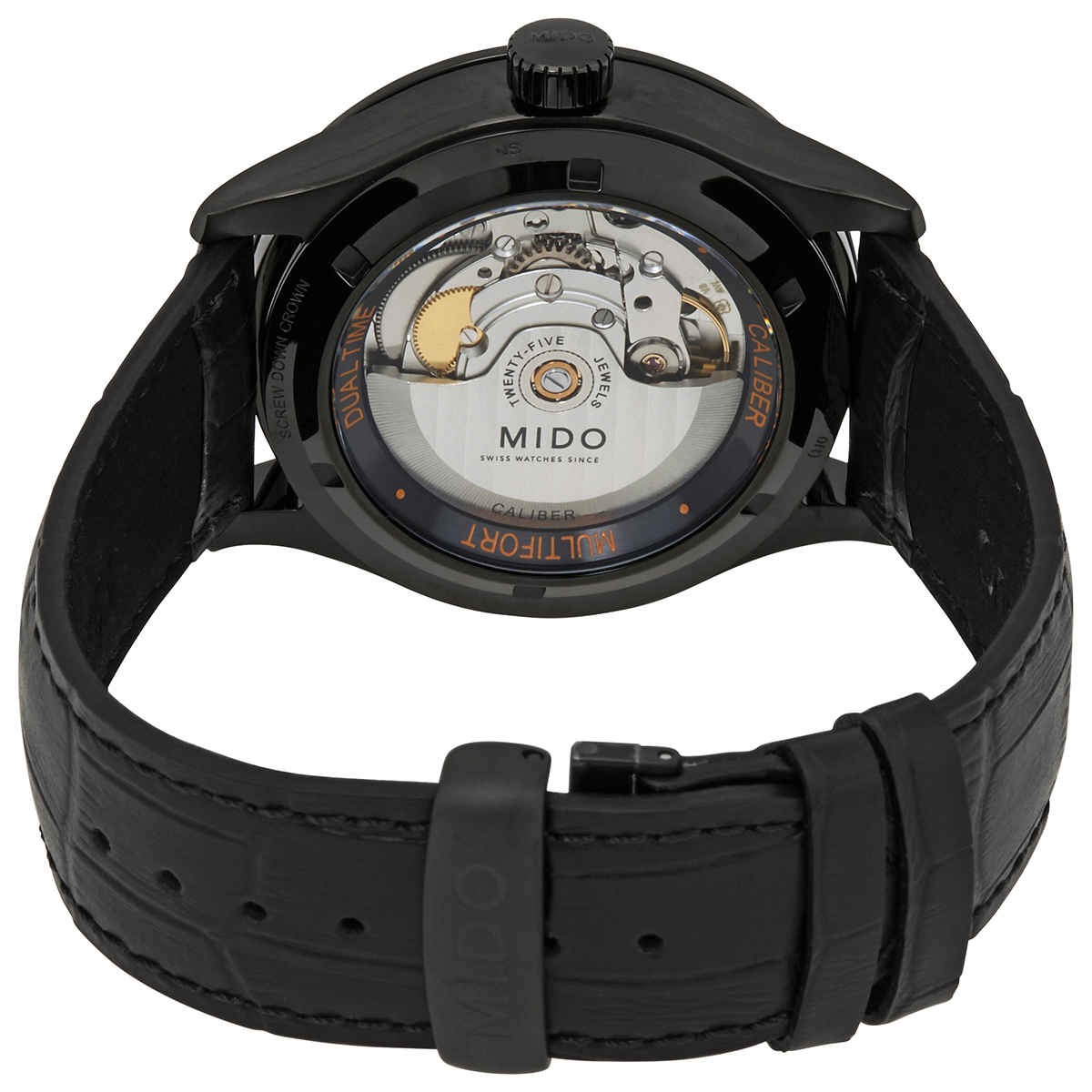 Mido Multifort Dual Time Automatic Black Dial Men’s Watch M0384293605100