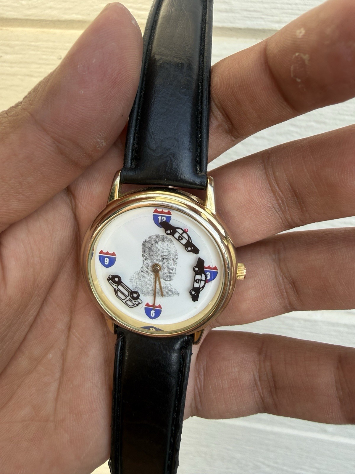 Vintage OJ Simpson 1994 White Bronco and Cop Cars Chase Wrist Watch – Great Cond