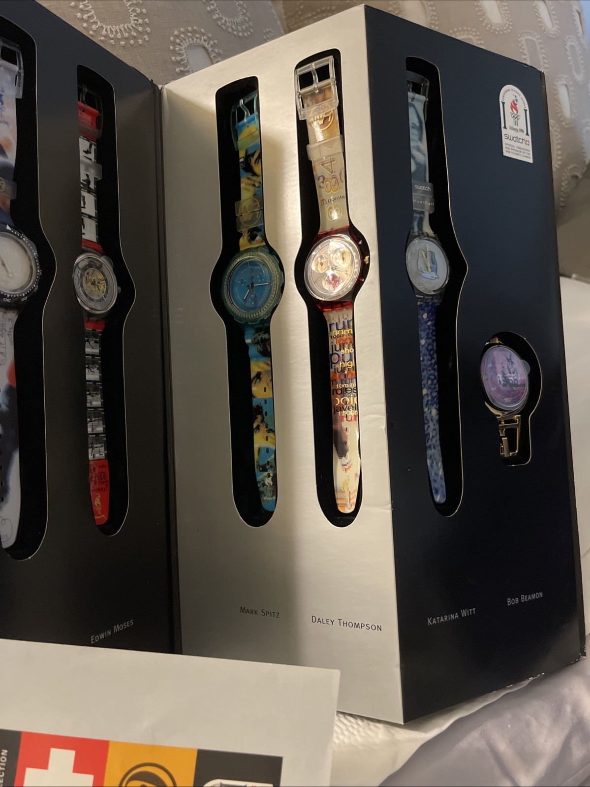 Olympic Legends Swatch Watch Box Set 10 WATCHES