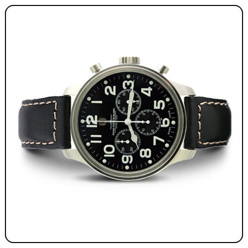Pilot Oversized XL-Flieger-Chronograph. “Tri-Compax Horizontal.”