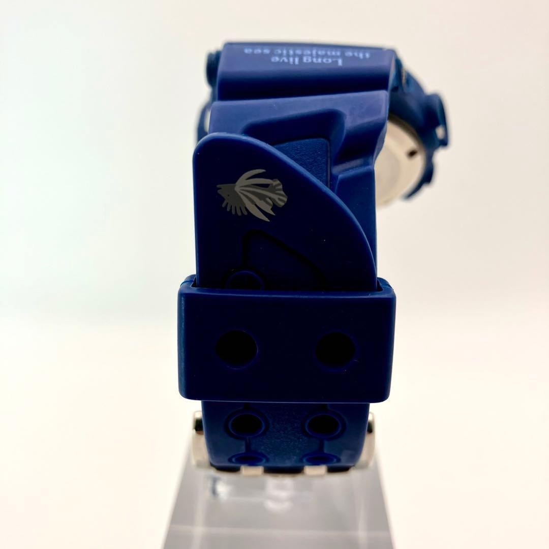 CASIO G-SHOCK DW-9902 WCCS FROGMAN Blue Titanium Watch Used Japan