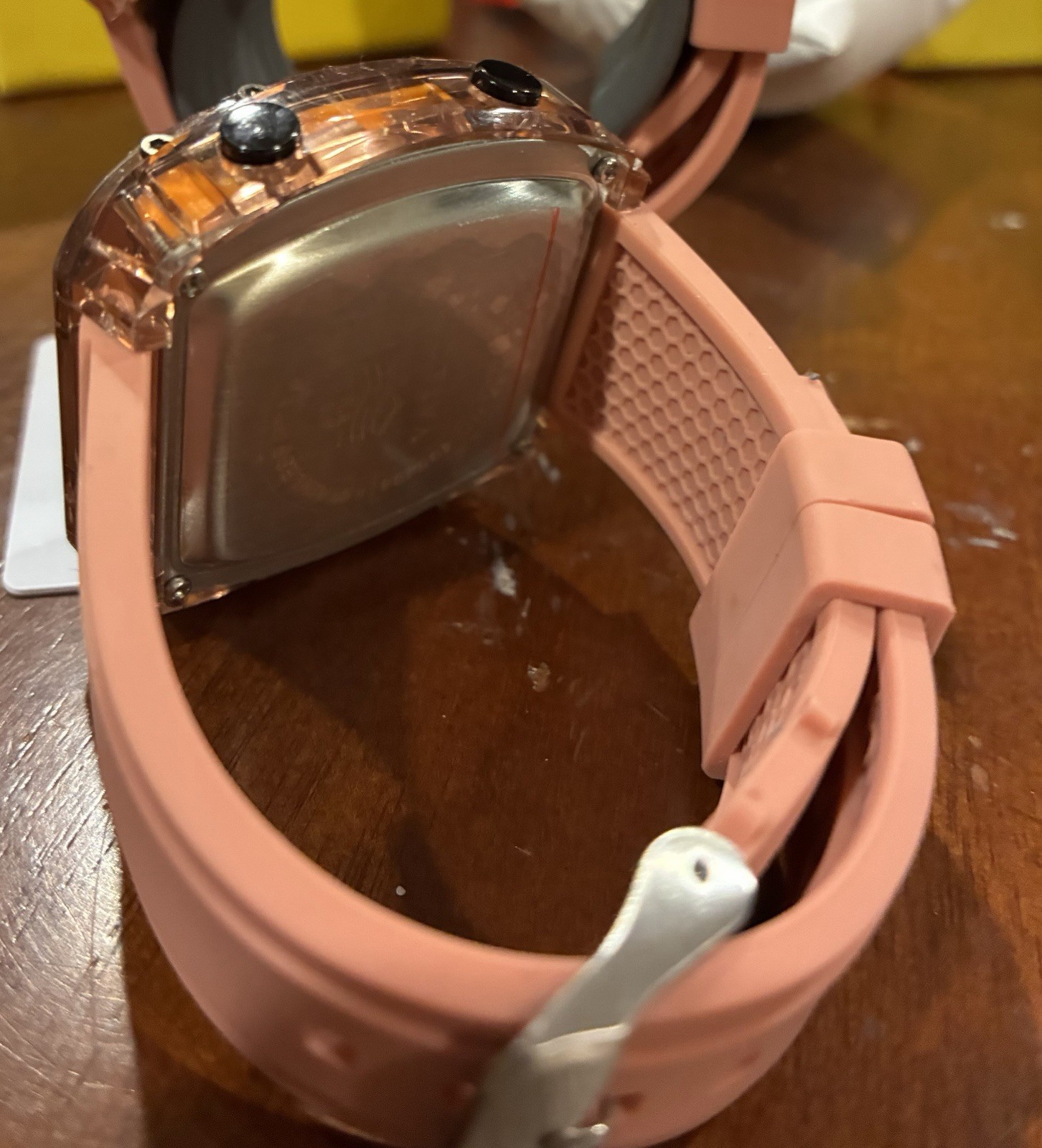 Activa Digital Essentials Men’s Digital Quartz 45mm Pink Silicone Strap 30m