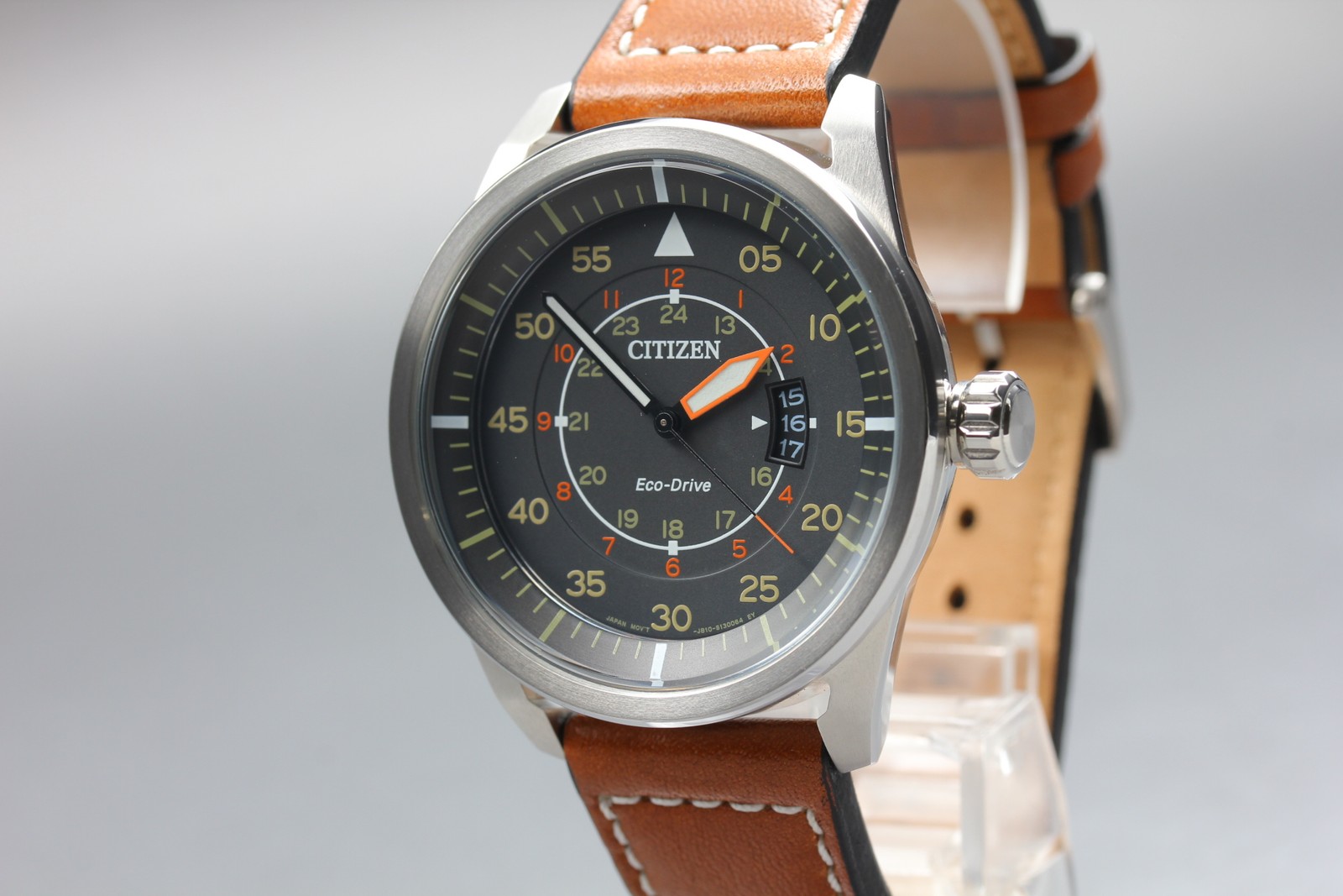 [MINT] CITIZEN ECO-DRIVE J810-S090822 MILITARY FIELD PILOT 24-HOUR MEN’S WATCH