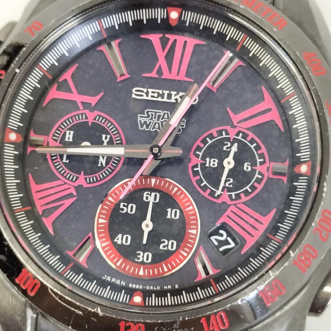Seiko Brightz Star Wars Darth Maul SAGA127 8B82-0AK0 limited 800 Black Red W/Box