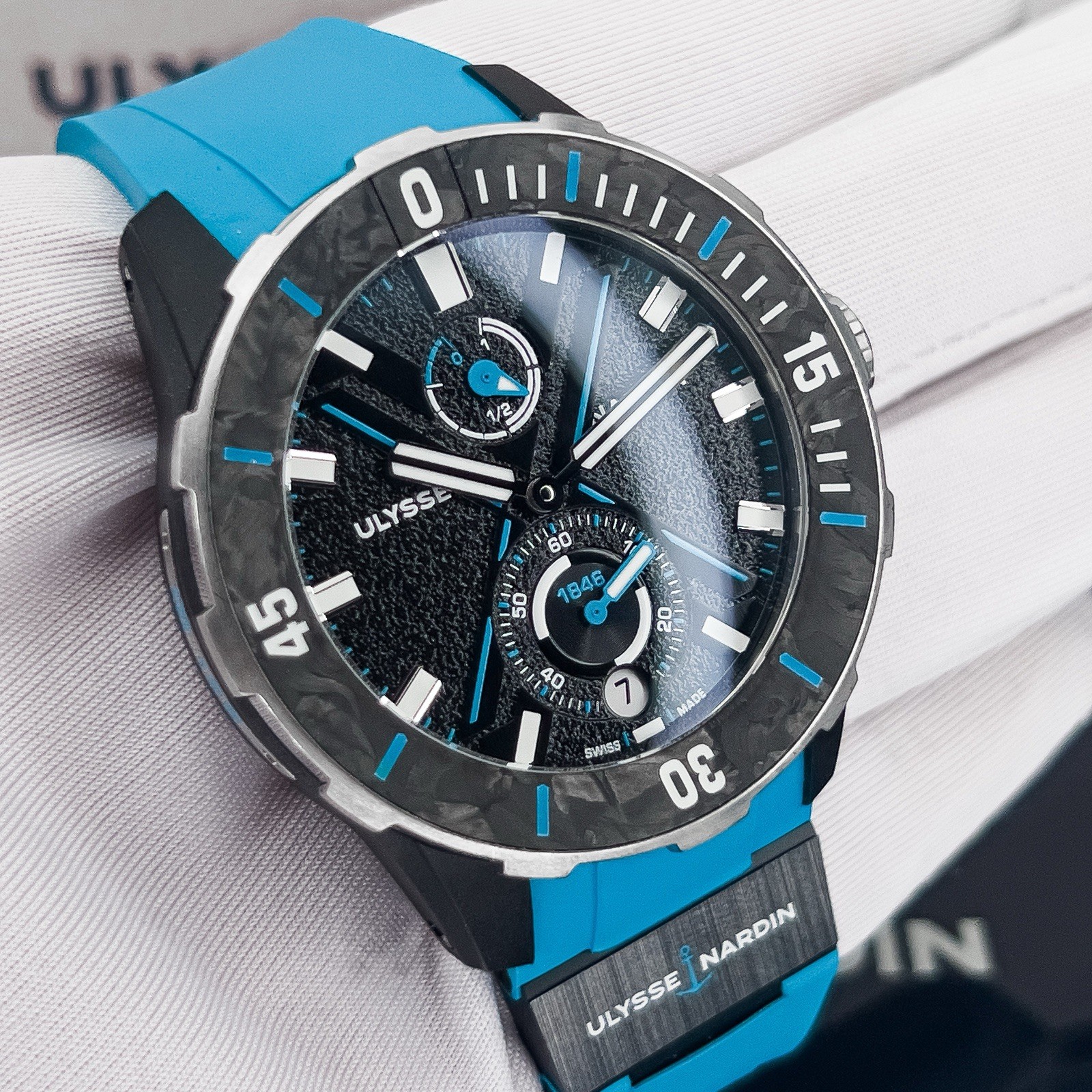 2024 Ulysse Nardin Diver NET “Azure” Blue – Ref. 1183-170-2B | Full Set