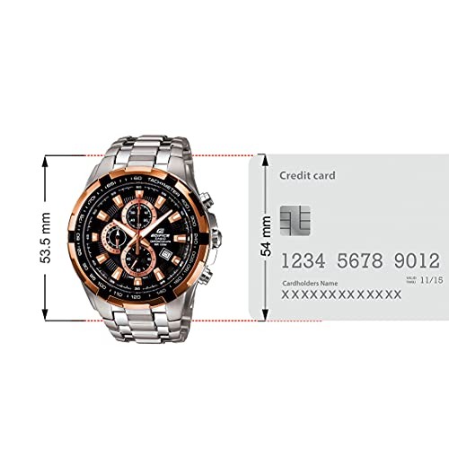 [Casio] CASIO EDIFICE EF-539D-1A5V Black Men’s Watch (Overseas Model) [P NEW