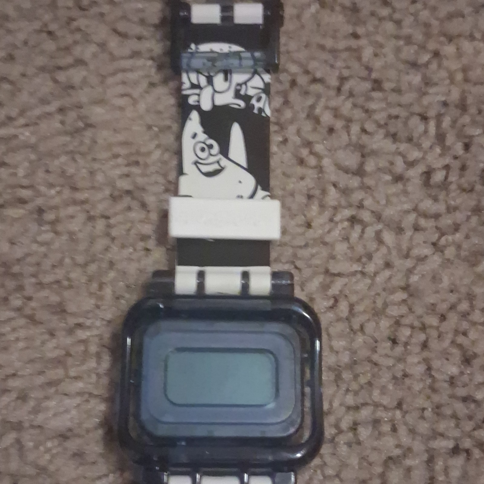 Nickelodeon SpongeBob SquarePants Digital Quartz Kids Watch Plastic Band