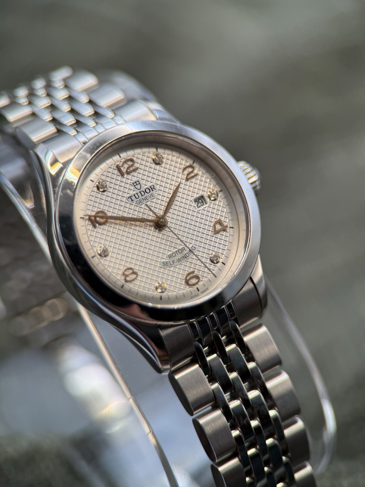 TUDOR 1926 Automatic Silver Dial Diamond Markers SS Bracelet 28mm 🔥🔥