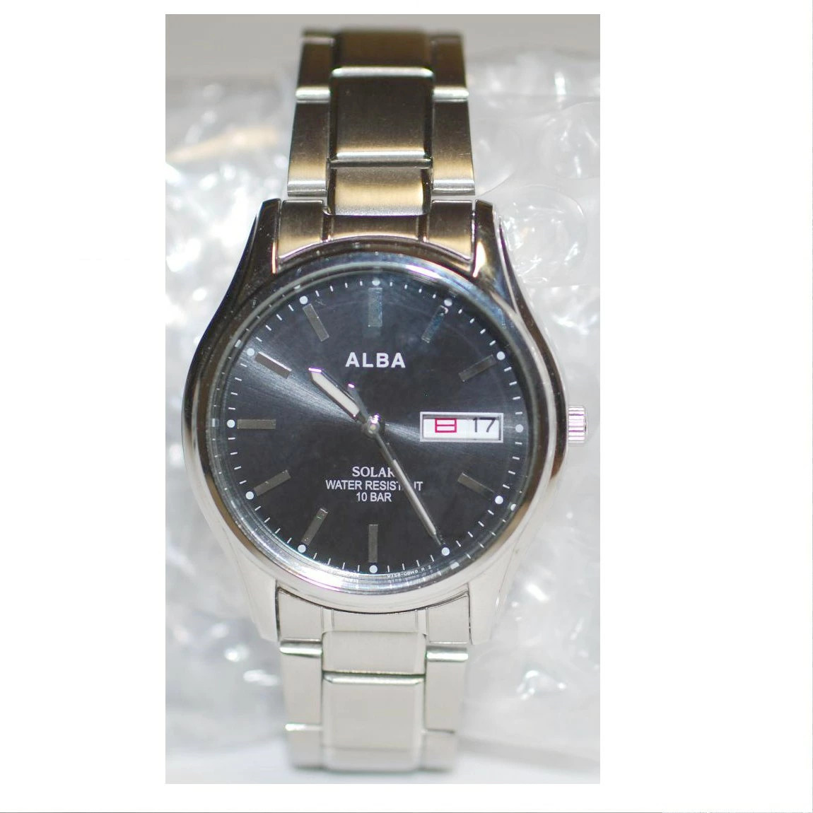 Used Fully Functional Seiko Alba Solar Waterproof Watch V158 OAXO 1 Month A18
