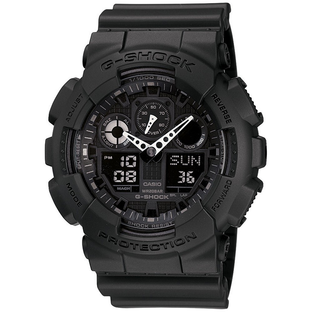 Casio G-Shock Men’s Black Shock & Water Resistant Analog-Digital WristWatch