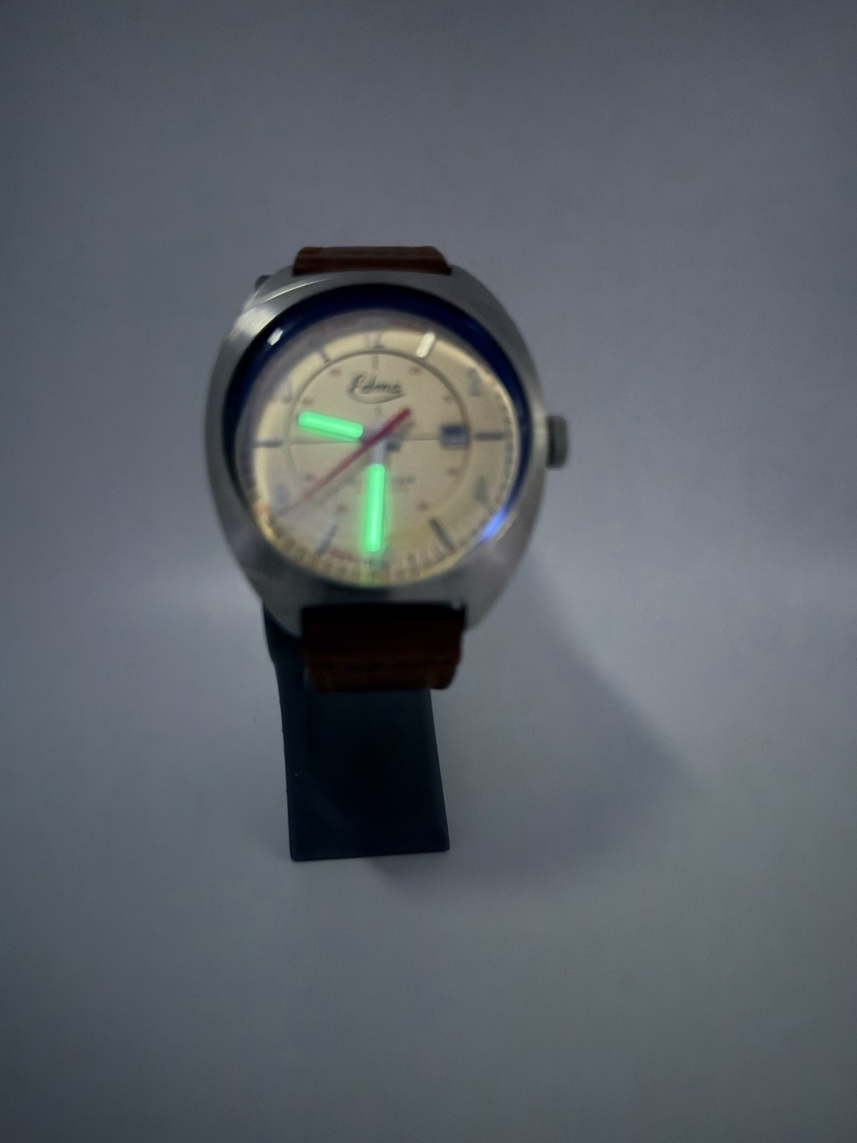 Swiss-made Edma automatic watch with TMI NH15A Japanese auto movement-21 jewels