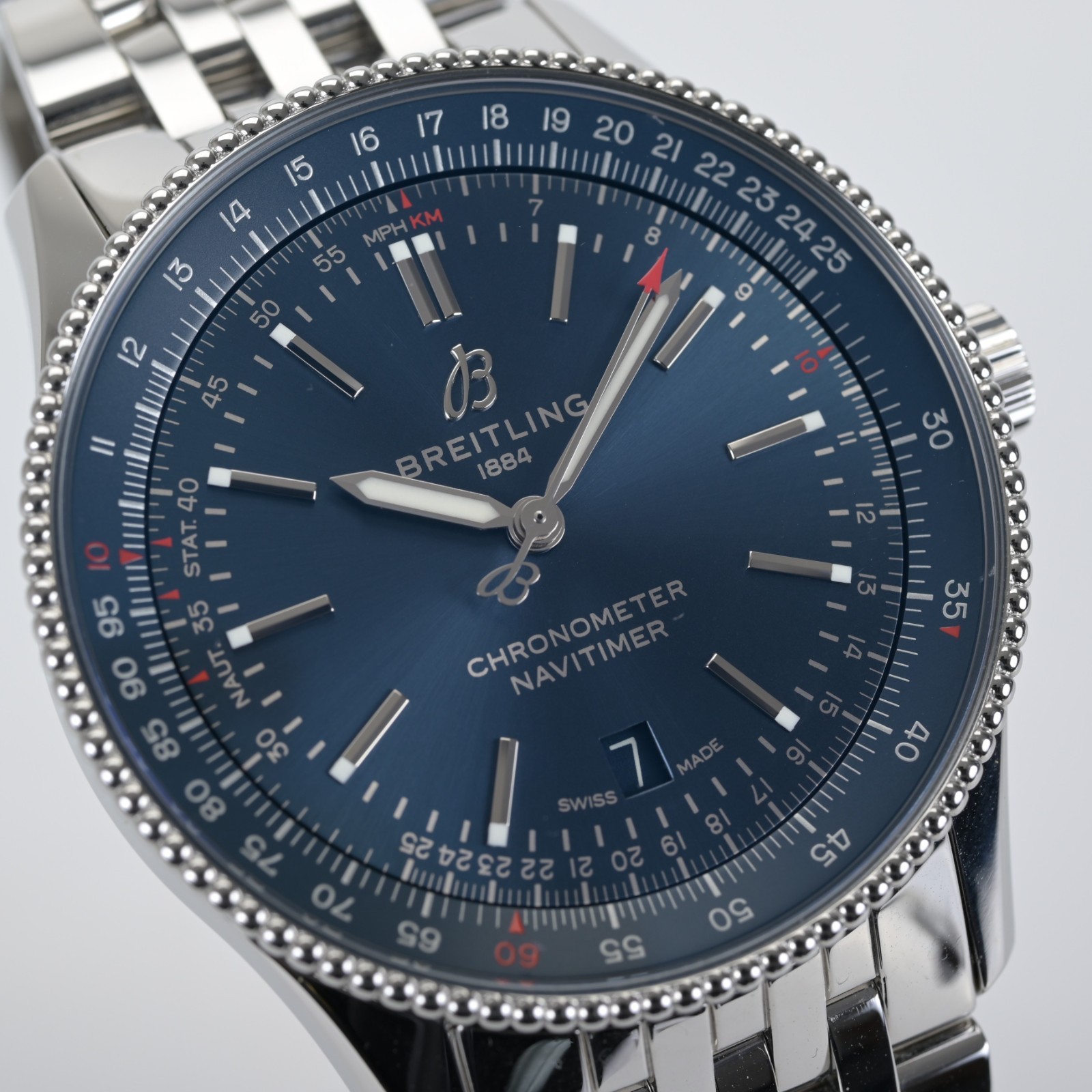 Breitling Navitimer A17326 Blue 41mm Automatic Men’s Watch + Box & Papers