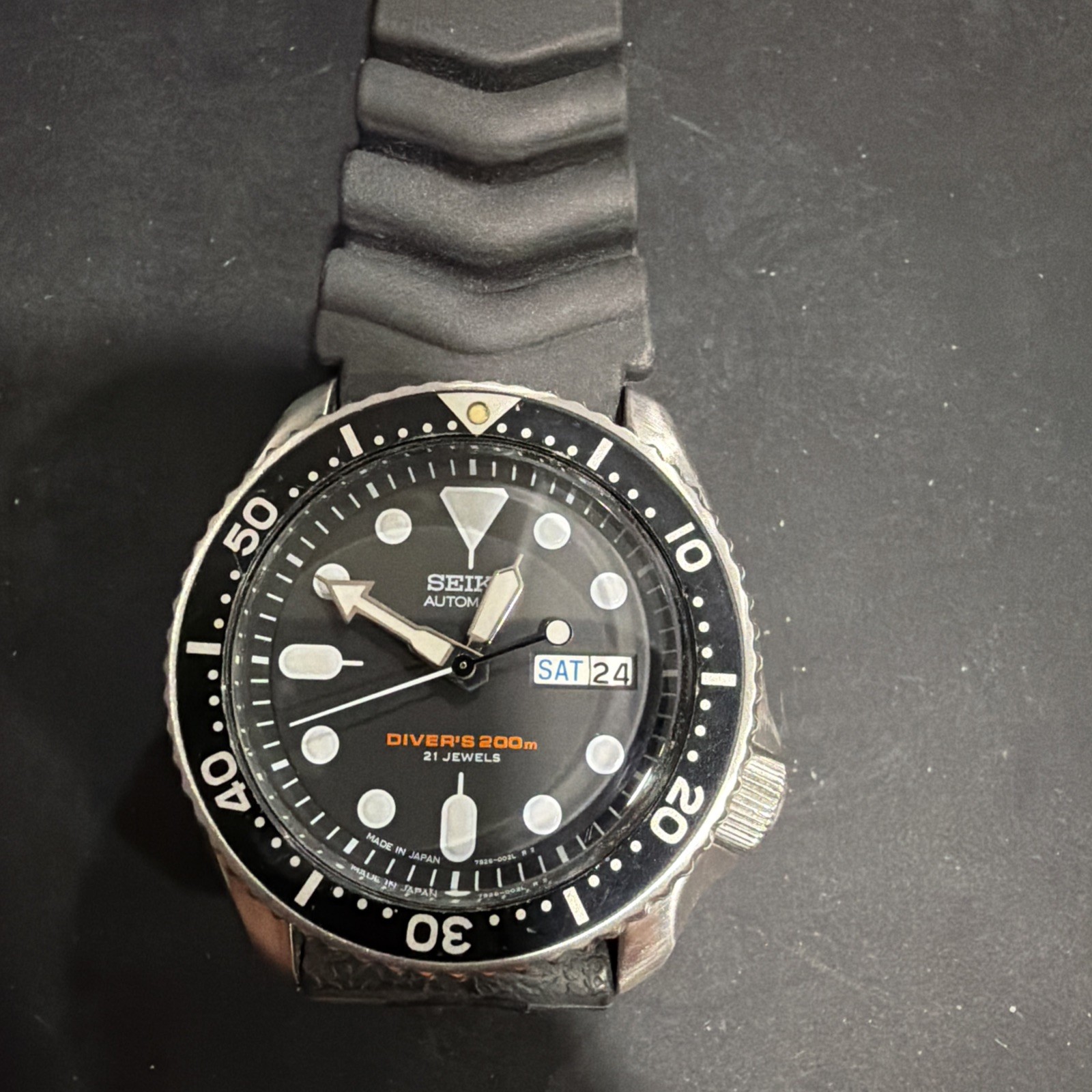 PRE OWNED SEIKO DIVERS 7S26-0020 SKX007J1 200m AUTOMATIC MENS WATCH