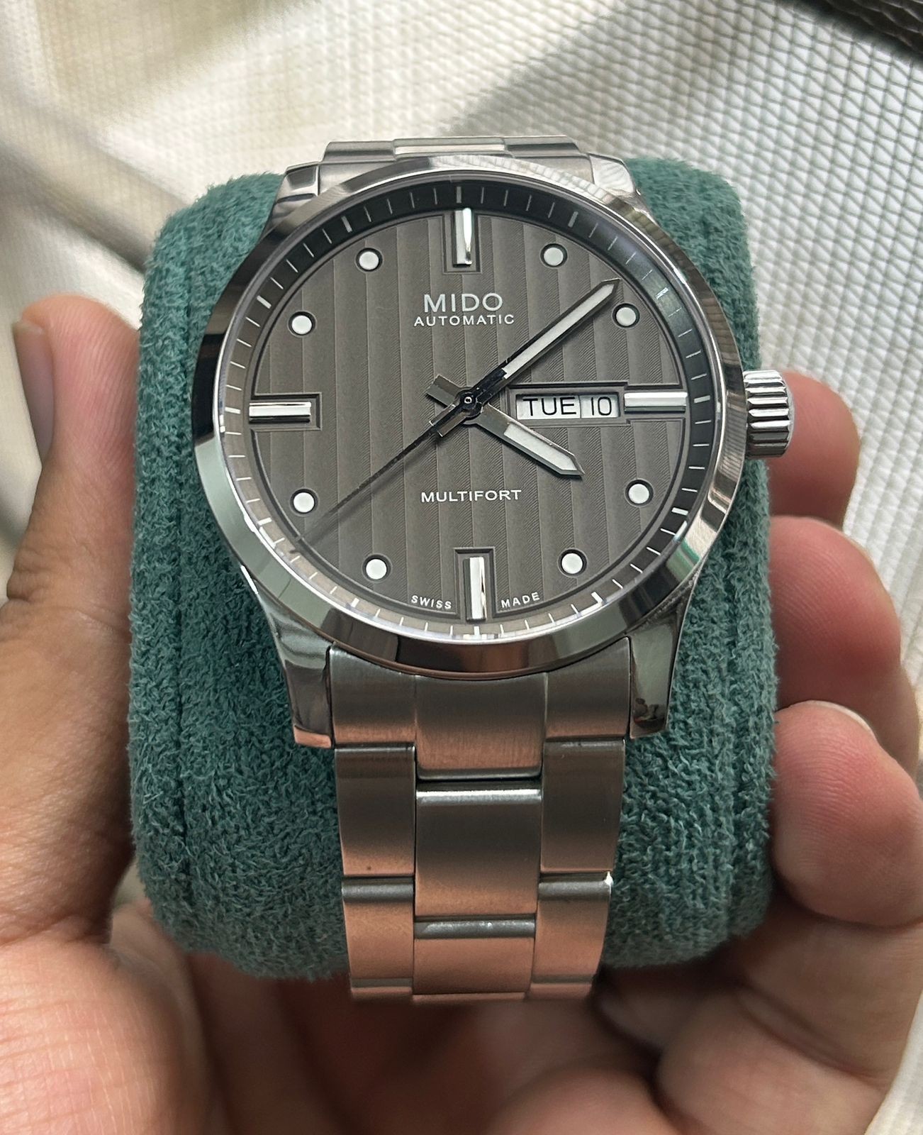 Mido Multifort Dark Gray Dial Automatic Swiss Men’s Watch, Cal-2846 ,25 Jewels