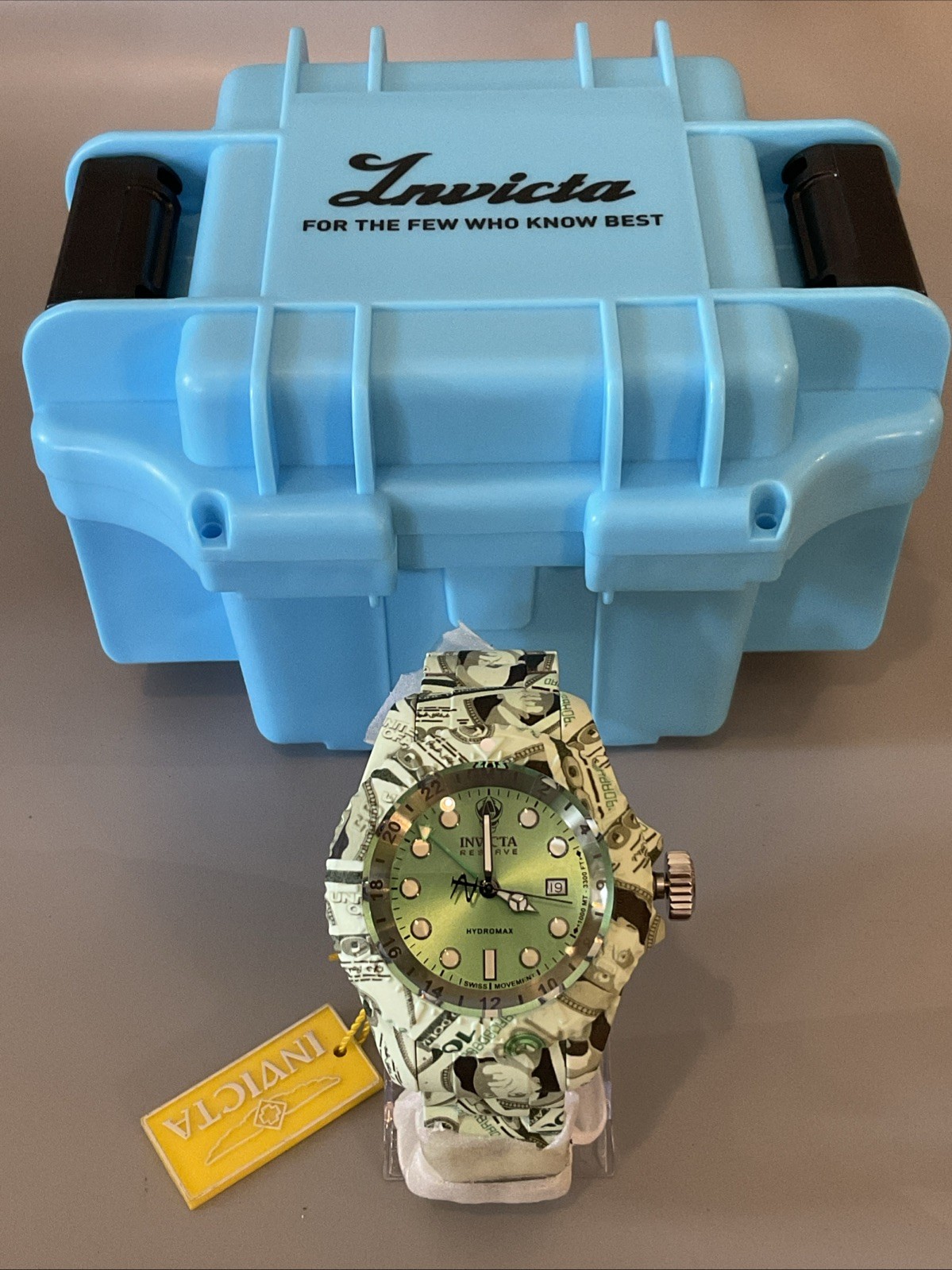 Invicta Reserve Hydromax Cash Money 52mm Swiss Ronda Men’s Watch 34649