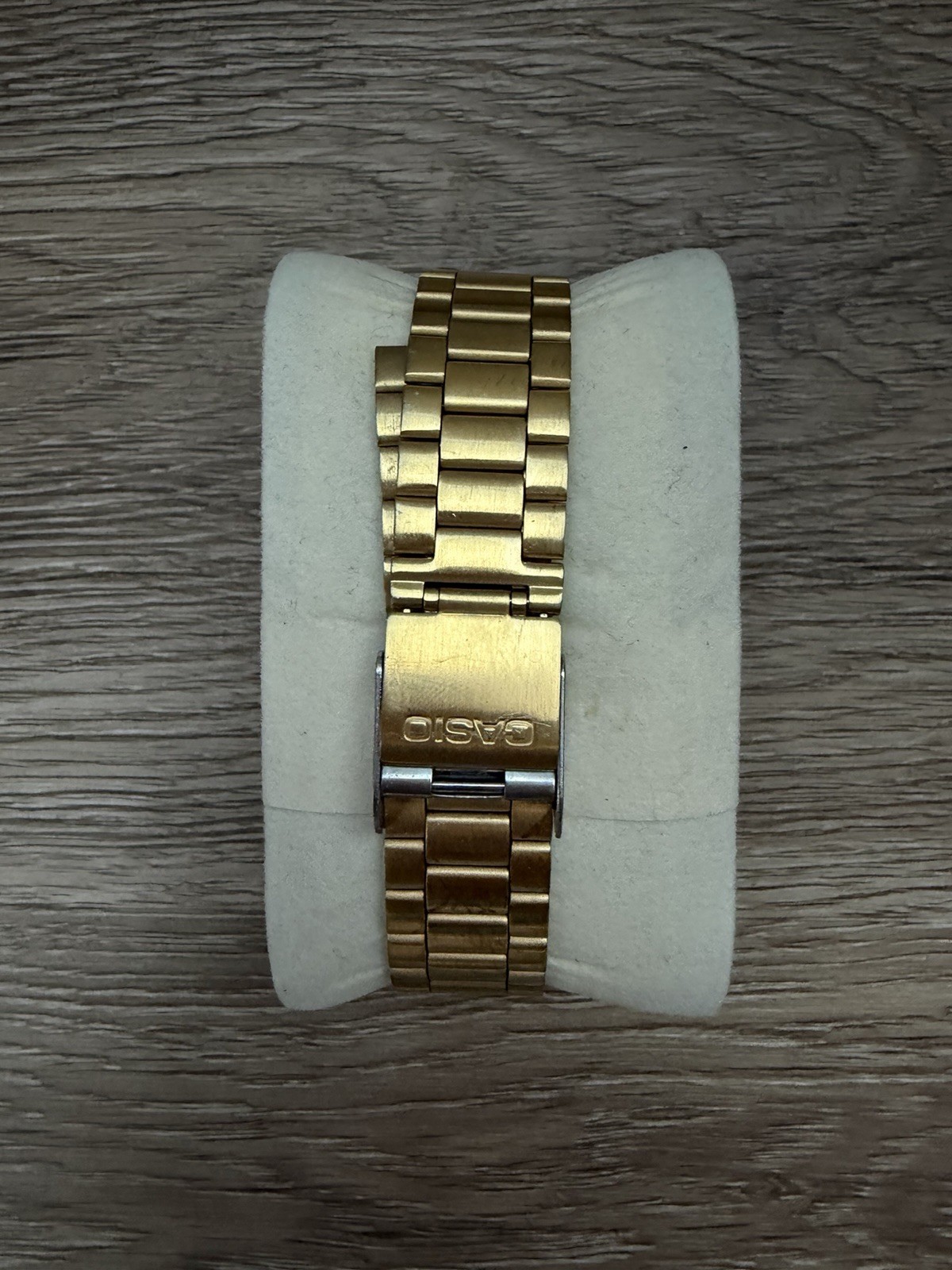 Casio A168 Gold Digital Quartz Stainless Steel Wristwatch Alarm Chronograph