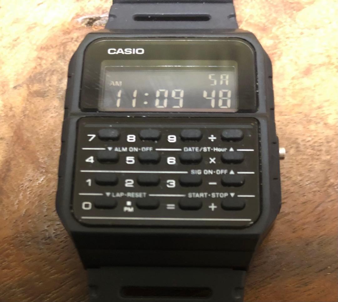 Casio Data Bank CA-53W Digital Watch with Calculator Retro