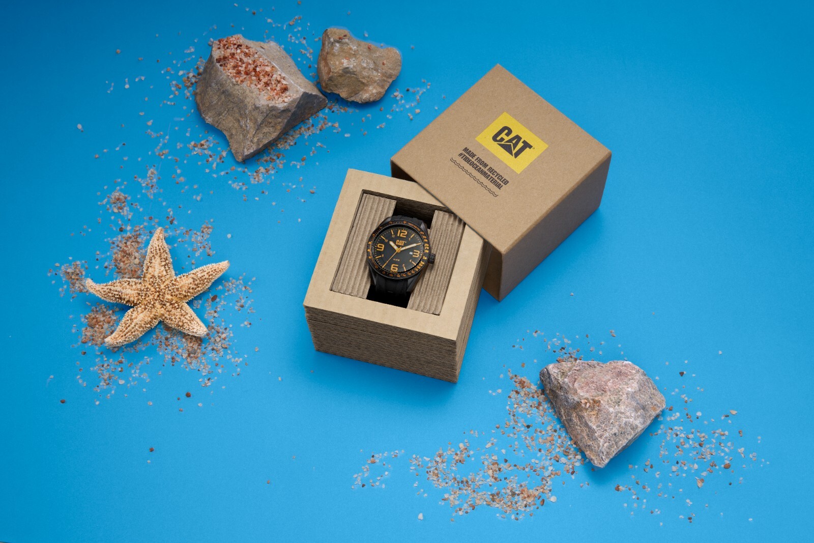 CAT ‘Oceania Multi’ Men Watch, 100% Tide Recycled Plastic LQ.169.27.137