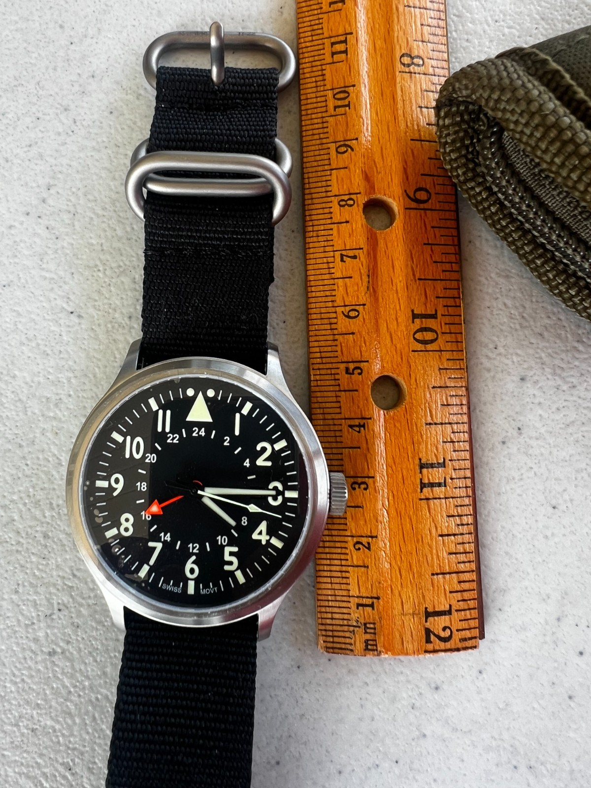 County Comm Maratac 44m Large Titanium GMT Plain Dial Watch Gen 2