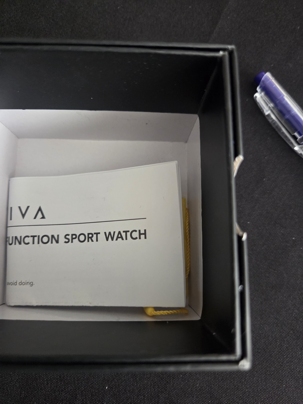 Activa Multi Function Sport Watch Analog/Digital Black/Gold Beige Resin Strap