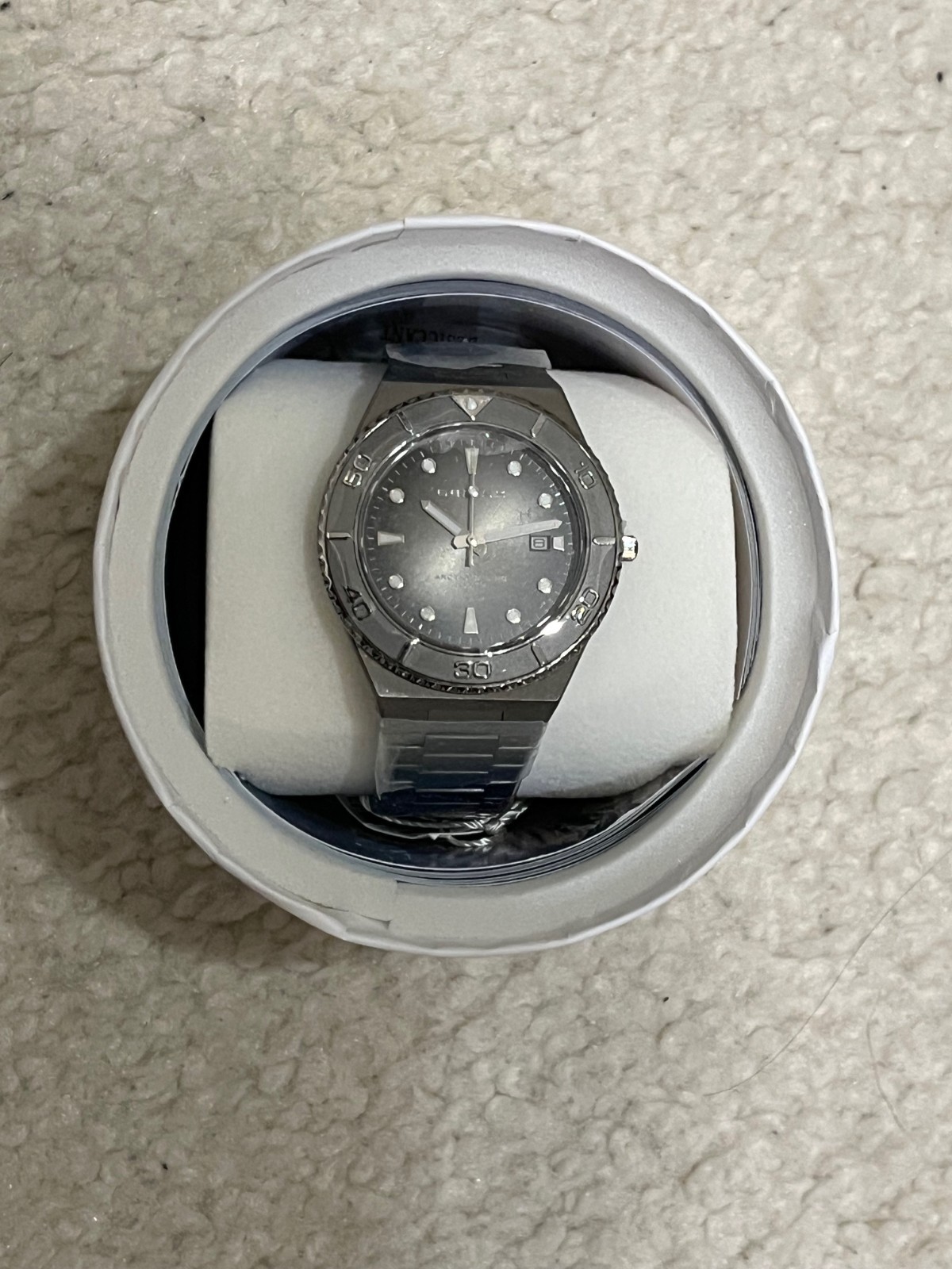 Bering Arctic Sailing Grey Stainless Steel Case & Dial Mens Watch 18940-777