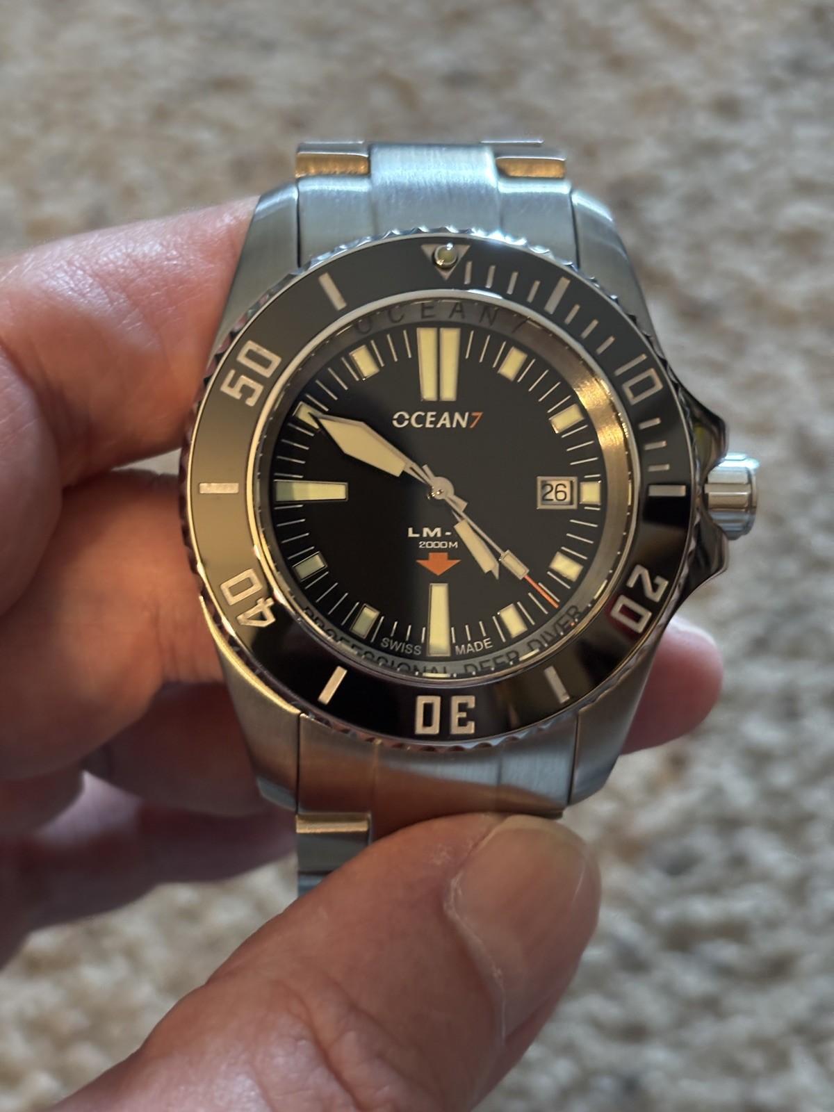 OCEAN7 – LM8 Automatic Watch-Swiss ETA 2824 MVMT – 45mm/Sapphire Crystal