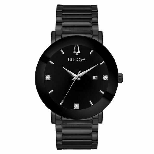 Bulova Futuro 42mm Black Stainless Steel Men’s Wristwatch 98D144