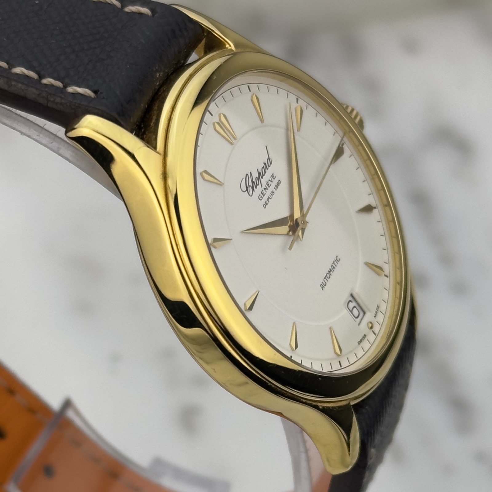 Chopard LUC Ref 16/1862 36mm 18K Yellow Gold Automatic Luxury Watch with Box