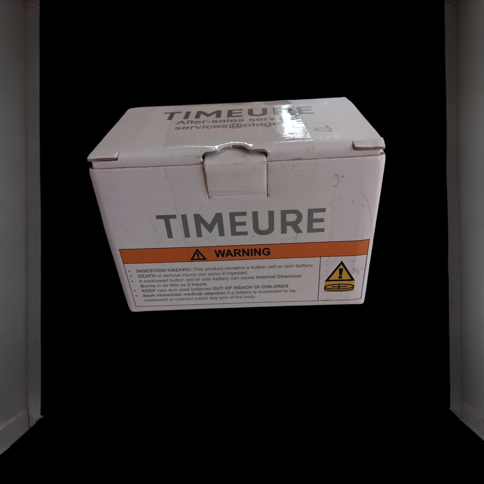 TIMEURE Gold Digital Pedometer Watch – Mesh Band – New in Box