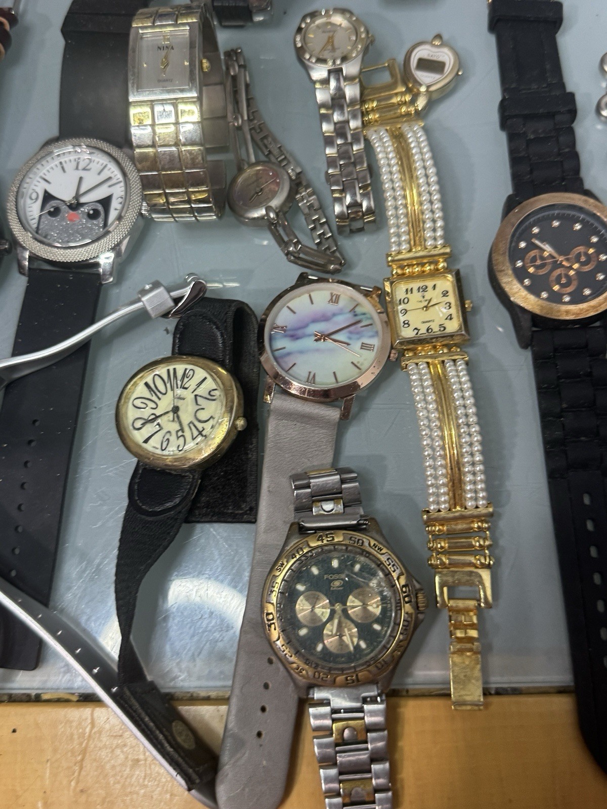 Large Watch Lot Untested 34 Watches