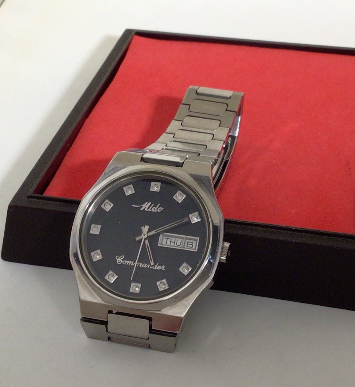 Vintage MIDO COMMANDER Ref.8018,Cal.12784,17J Automatic,Ca.1970,Working.