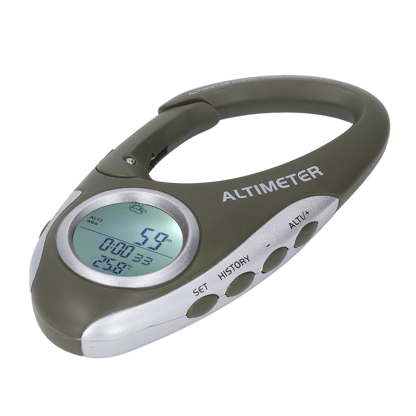 DIGITAL Altimeter Barometer ABS Housing Backlight Altitude Barometer Sports