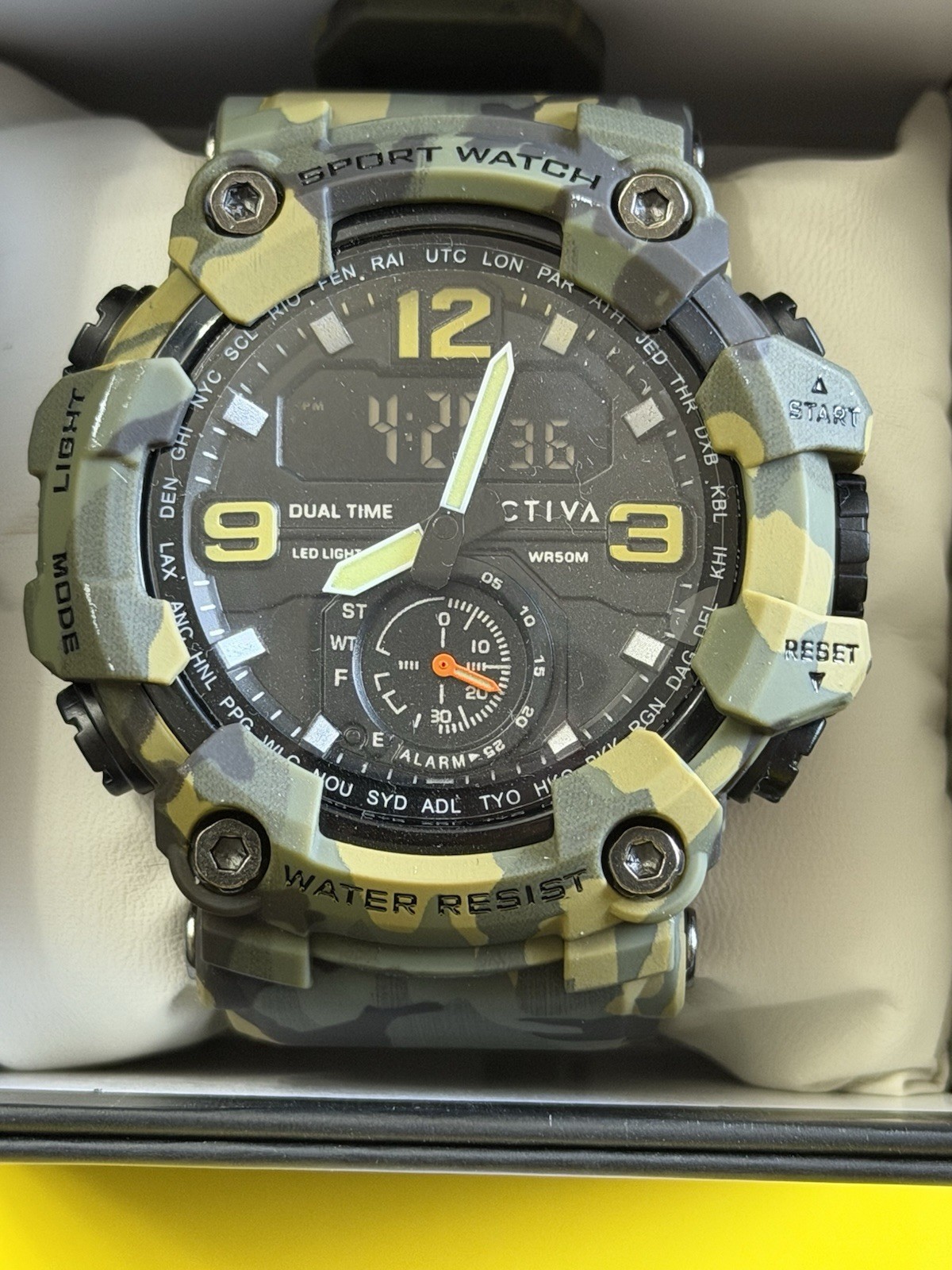 Invicta Men’s Activa X Black Ops 56mm 50M Water Resistance