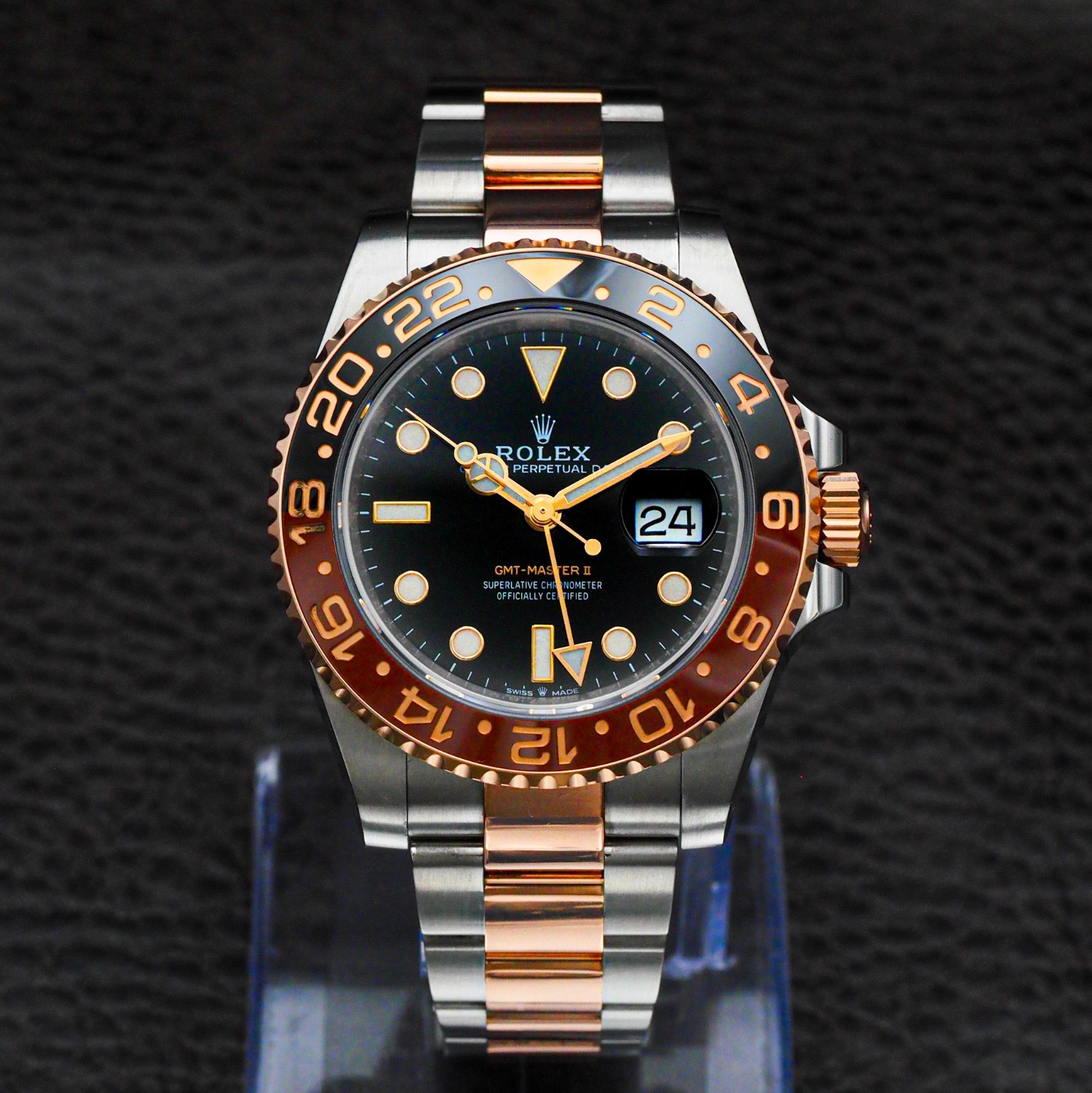 Rolex GMT Master II Rootbeer Two Tone Bracelet 126711CHNR Pre-Owned 2021