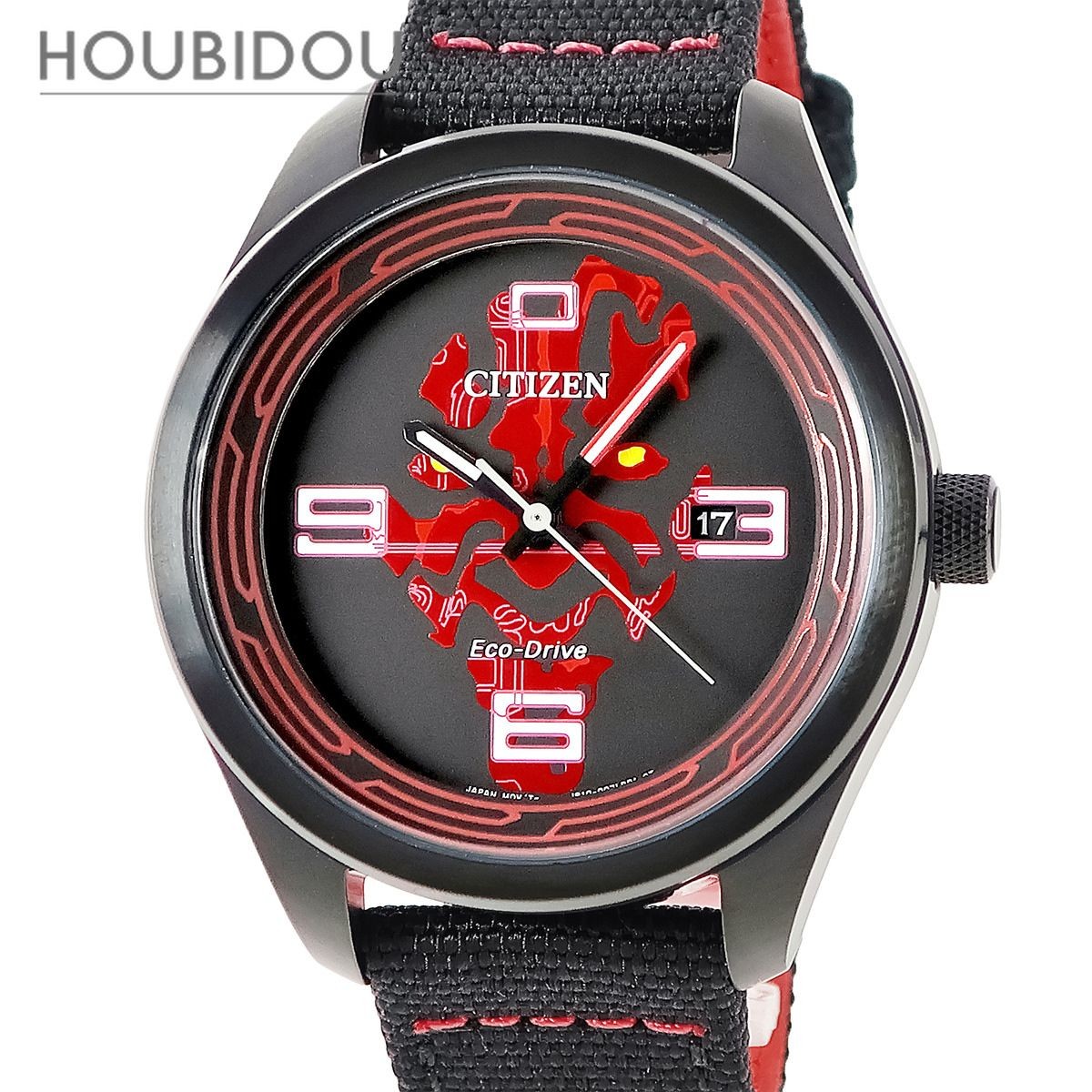 Citizen AW5006 01W Eco Drive Darth Maul Shadow Star Wars Collaboration Japan